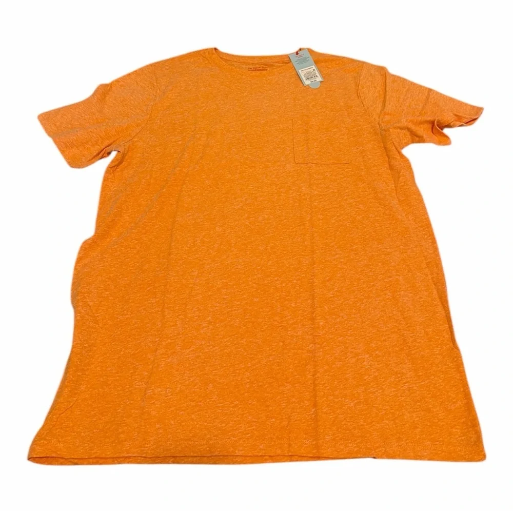 CAT & JACK CASE PACK 6 light orange XXL 16/18 Husky boys shirts - Picture 2 of 3